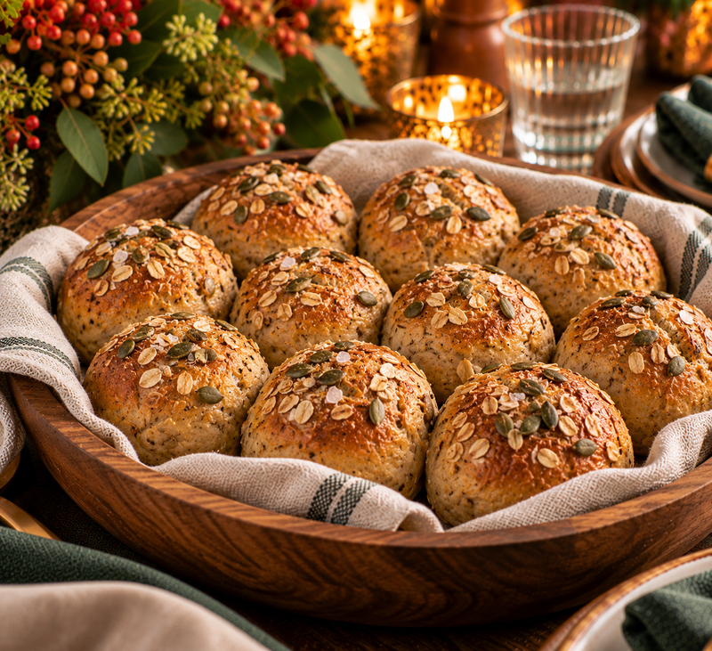 Pumpkin Seed & Oat Boule (12 Rolls)