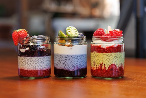 Cherry Coconut Chia Pudding