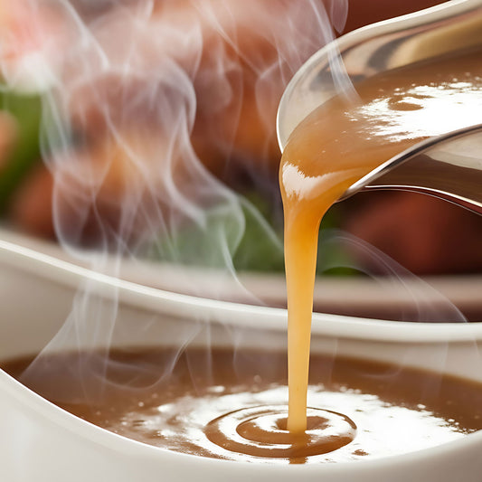 Classic Turkey Gravy with Fresh Thyme & Sage